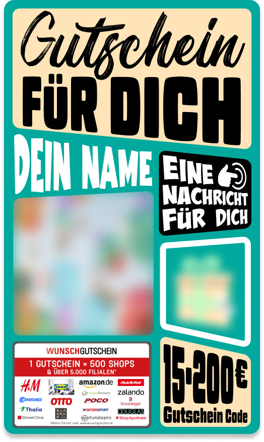 Giftcard - Besondere Anlässe - 02 Gutschein Für dich