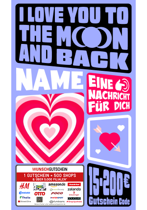 I Love You to The Moon And Back