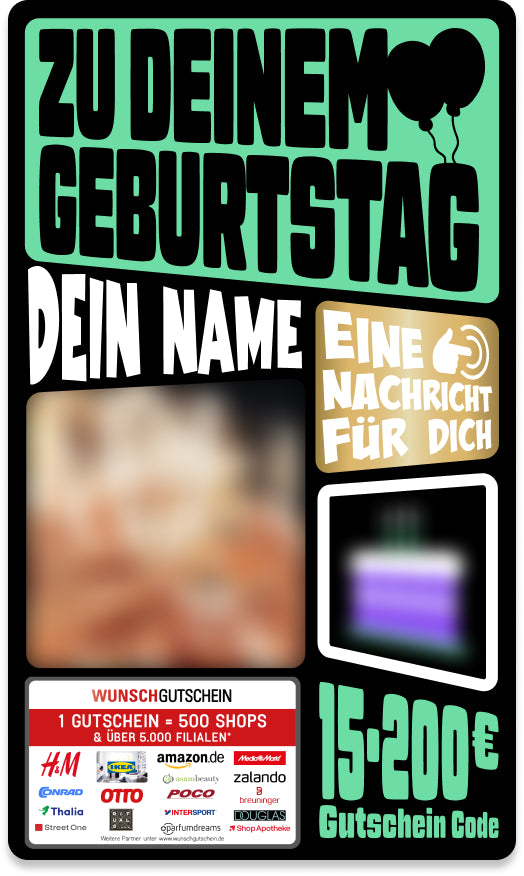Giftcard - Geburtstag - 06 Zu Deinem Geburtstag