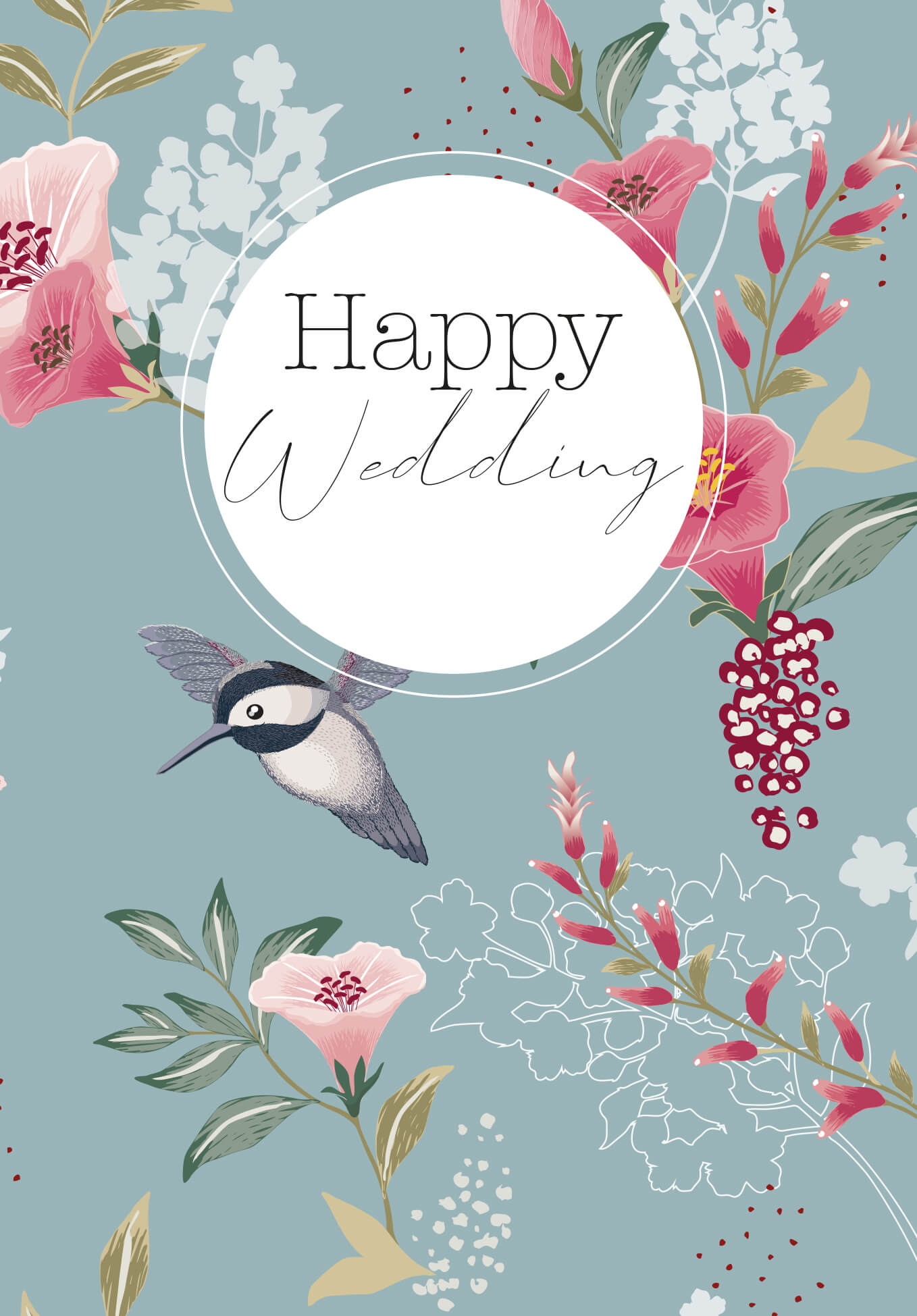 Happy Wedding - Vogel