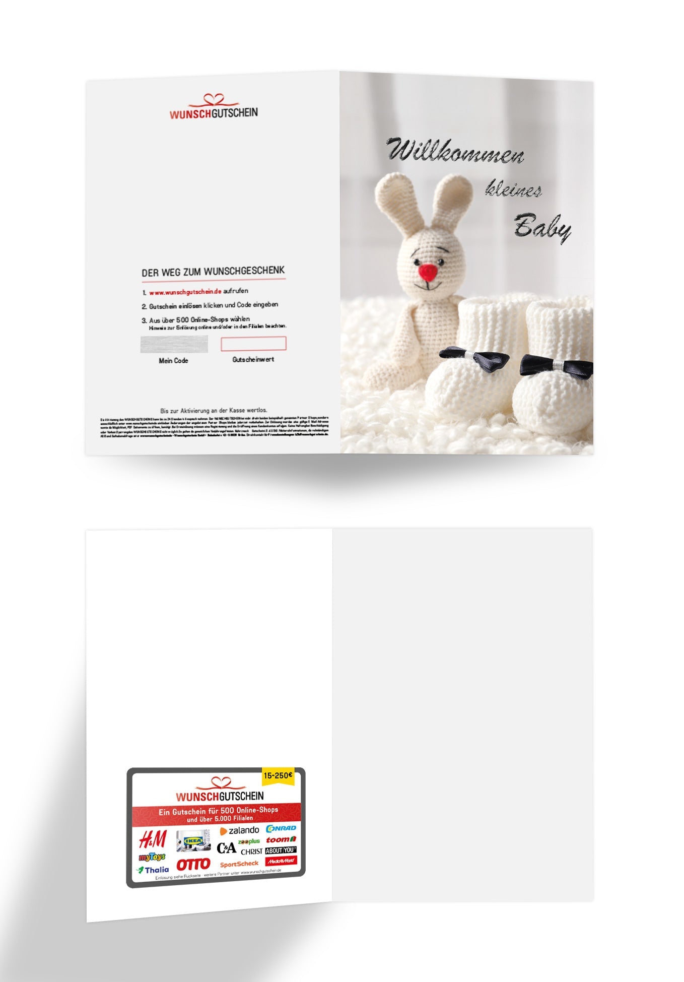 Willkommen kleines Baby - Hase