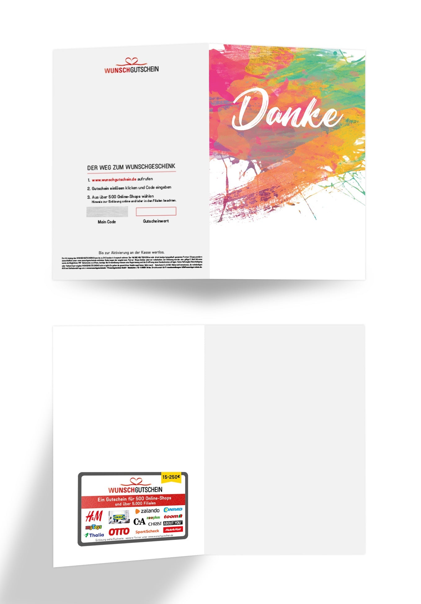 Danke - Bunt