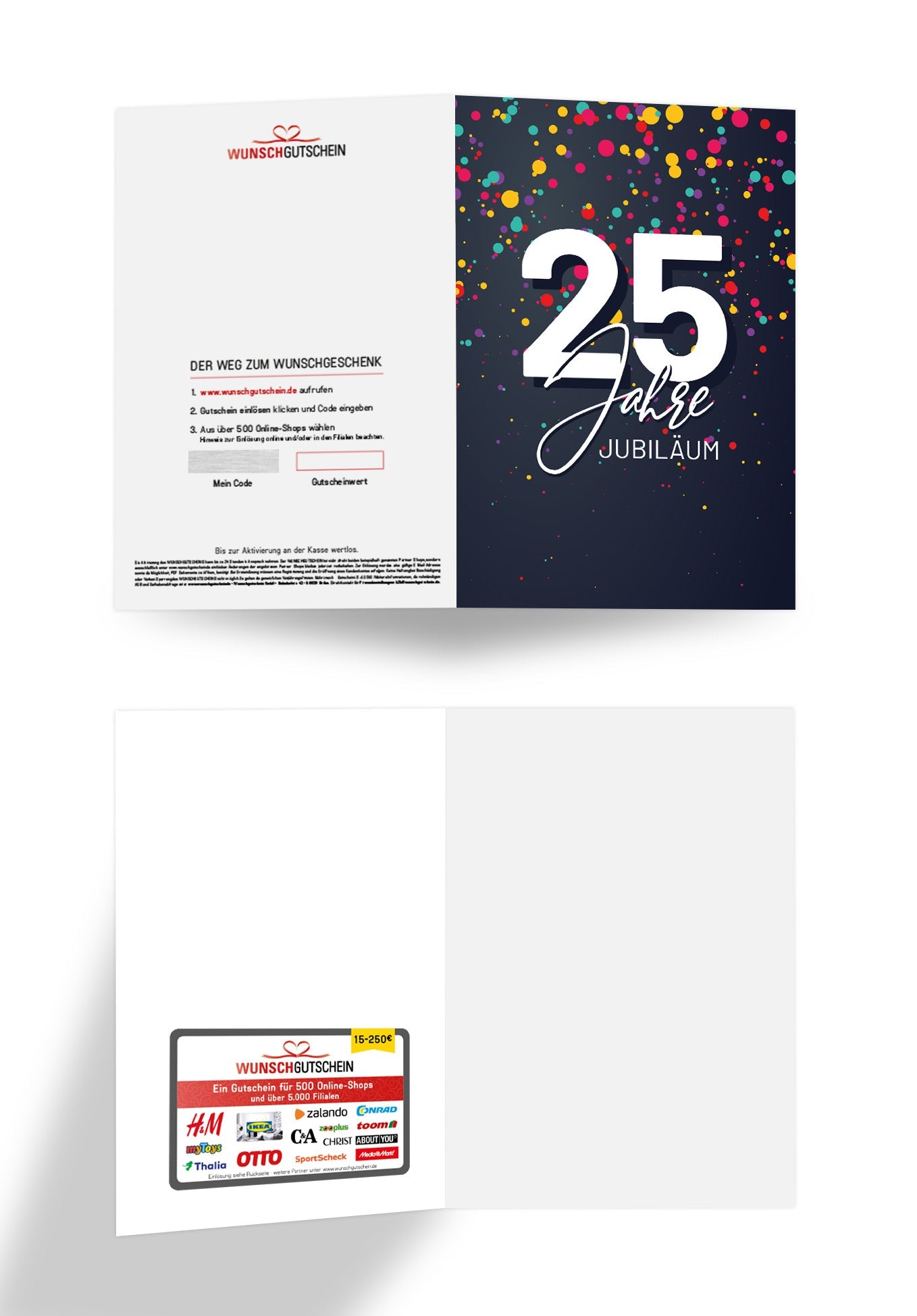 25 Jahre Jubiläum - Konfetti