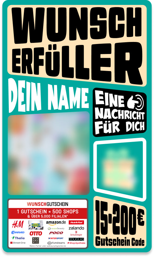 Giftcard - Besondere Anlässe - 05 Wunscherfüller