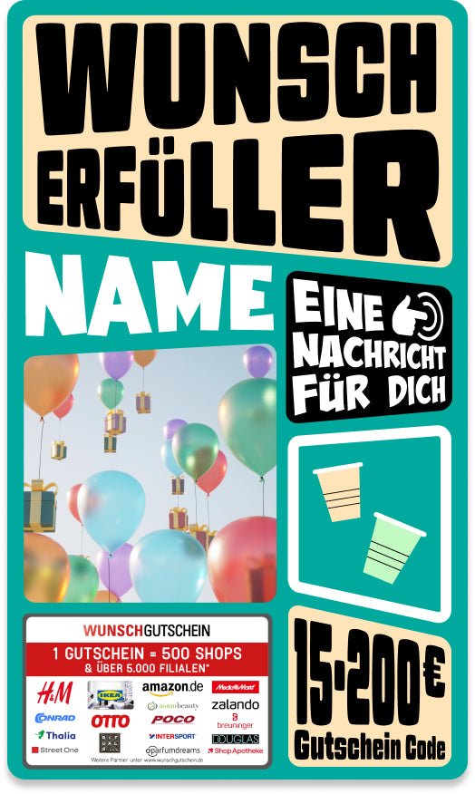 Giftcard - Besondere Anlässe - 05 Wunscherfüller