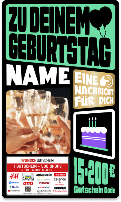 Giftcard - Geburtstag - 06 Zu Deinem Geburtstag