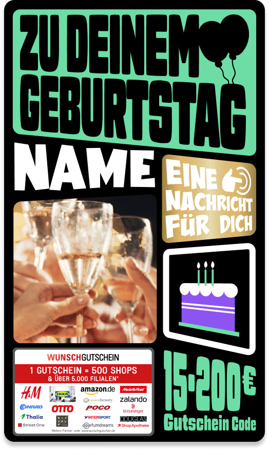 Giftcard - Geburtstag - 06 Zu Deinem Geburtstag