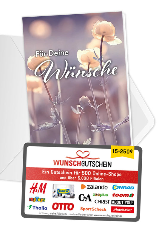 Für deine Wünsche - Blumen