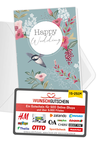 Happy Wedding - Vogel
