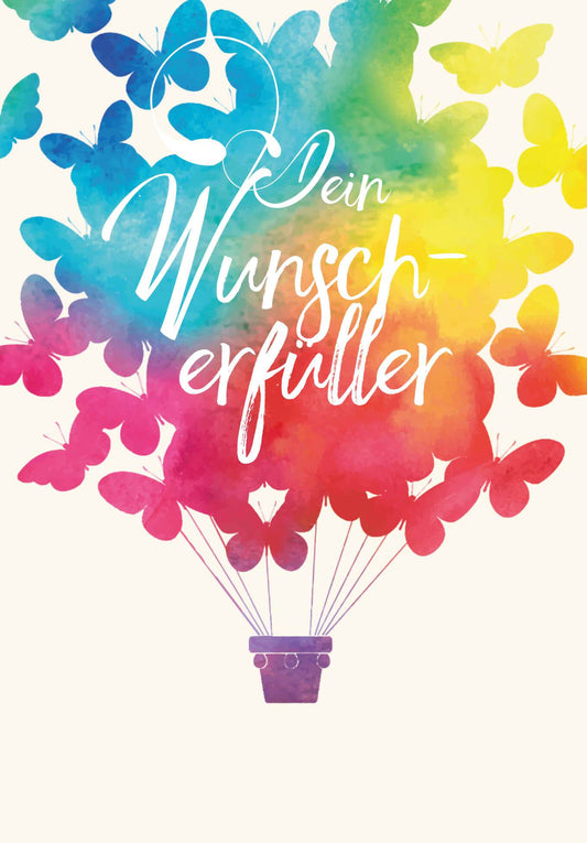 Dein Wunscherfüller - Schmetterling (Optional: Mit Logo für zzgl. 2 €)